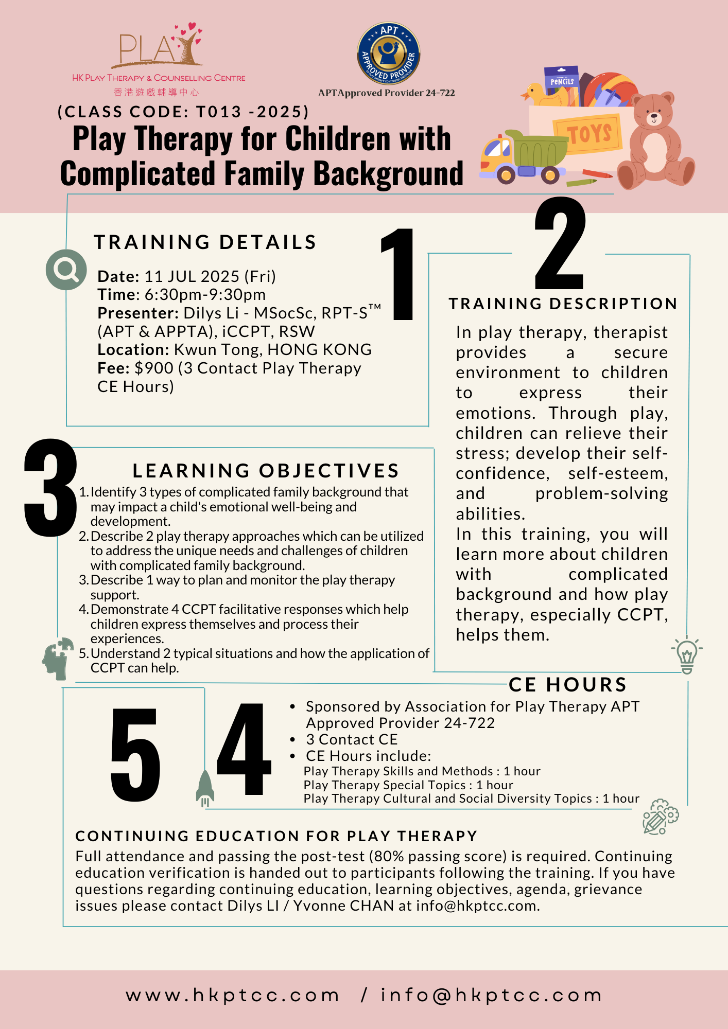 Play Therapy for Children with Complicated Family Background