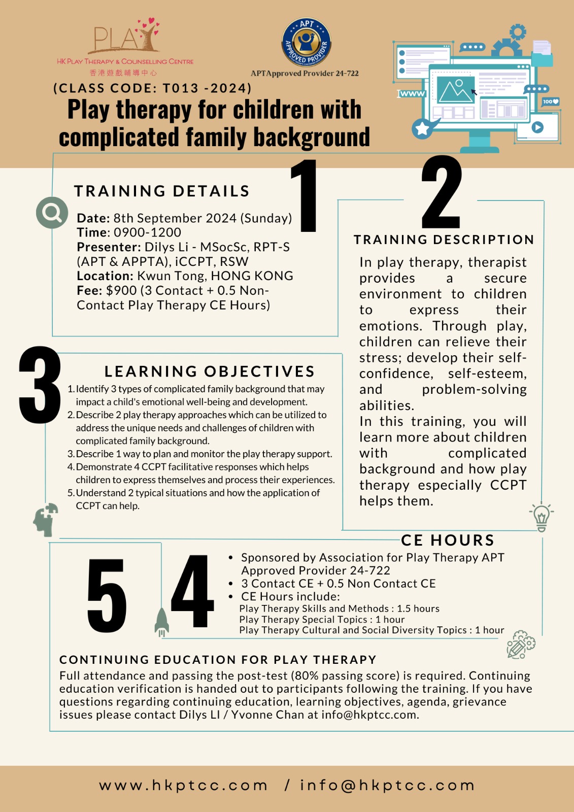 Play therapy for children with complicated family background