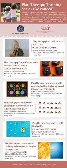 Play Therapy (Advanced Series) Training